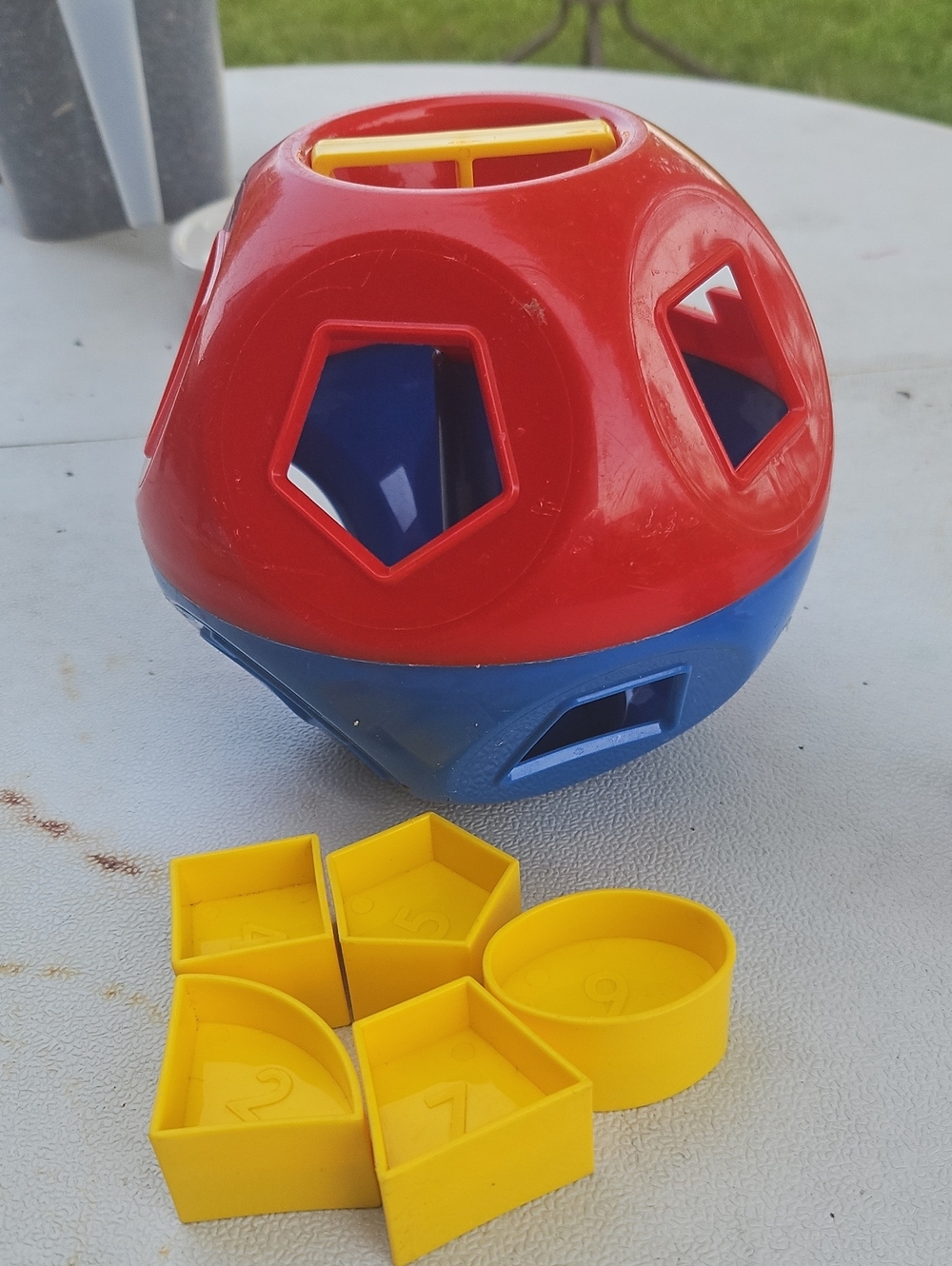Vintage Tupperware Shape O ball.  Only 5 Shapes